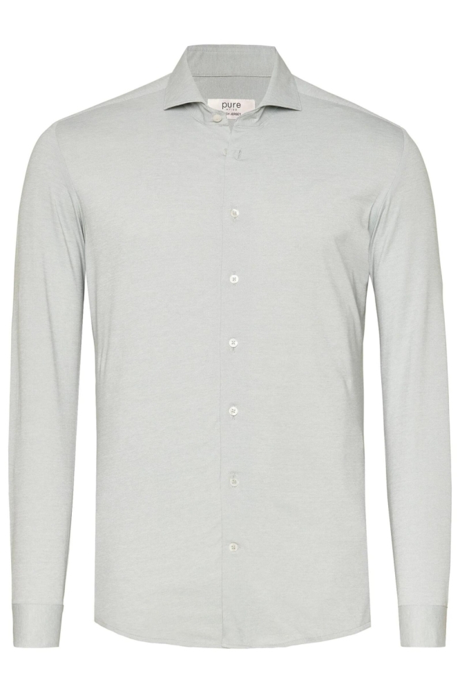 TECH JERSEY SHIRT LONGSLEEVE 4069 21730 405 GREEN PLAIN